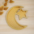 Load image into Gallery viewer, Ramadan Star & Moon Wooden Serving Tray - 30 CM