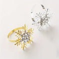 Load image into Gallery viewer, Christmas Snow Floke Napkins Ring
