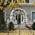 Load image into Gallery viewer, Giant Spider Web Decorations Outdoor - 4.88 M (Without Spider)