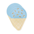 Load image into Gallery viewer, Ice Cream Theme Birthday Party Tableware Set (Blue)
