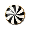 Load image into Gallery viewer, Black Swirl 9 Inch Paper Plates Set