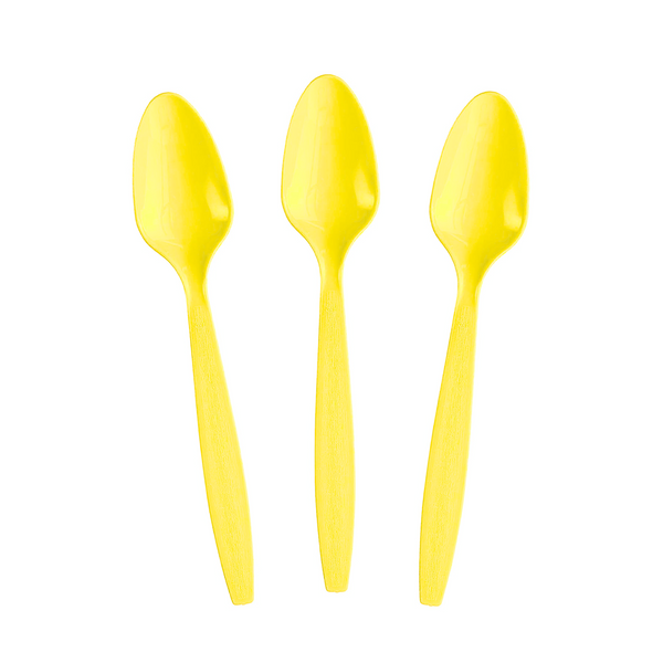 Yellow Swirl Cutlery Set (Spoons)
