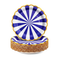 Load image into Gallery viewer, Carousel Stripe Party Theme Tableware Set (Blue)