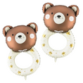 Load image into Gallery viewer, Teddy Rattle Baby Shower Large Foil Balloon