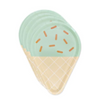 Load image into Gallery viewer, Ice Cream Theme Birthday Party Tableware Set (Green)
