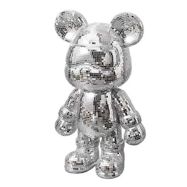 Shinning Disco Bear Decoration 25*11cm