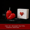 Load image into Gallery viewer, Heart Candle, Scented with Rose - 1 Pc