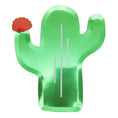 Load image into Gallery viewer, Cactus Shaped 9 Inch Paper Plates Set