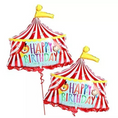 Load image into Gallery viewer, Circus Tent Carnival Foil Balloon