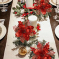 Load image into Gallery viewer, Christmas Poinsettia Artificial flower 16 cm