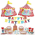 Load image into Gallery viewer, Circus Tent Carnival Foil Balloon