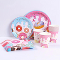 Load image into Gallery viewer, Candy Land Theme Birthday Party Tableware Set