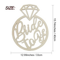 Load image into Gallery viewer, Bride To Be Diamond Wooden Sign
