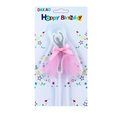 Load image into Gallery viewer, Ballerina Birthday Girl Wax Cake Candle