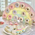 Load image into Gallery viewer, Rainbow Donut Wall Stand