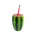 Load image into Gallery viewer, Watermelon Shaped Drinking Cup
