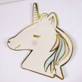 Load image into Gallery viewer, Unicorn Theme Party Paper Plates Set