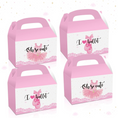 Load image into Gallery viewer, Pink Ballerina Party Goodie Favor Boxes Set