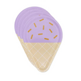 Load image into Gallery viewer, Ice Cream Theme Birthday Party Tableware Set (Purple)