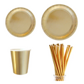 Load image into Gallery viewer, Glittering Gold Tableware Set