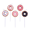 Load image into Gallery viewer, Cute Donut Shape Birthday Cake Candles Set