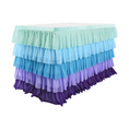 Load image into Gallery viewer, Enchanting Mermaid Theme Table Skirt