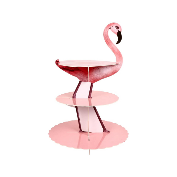 3-Tier Flamingo Theme Party Cake Stand