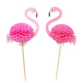 Load image into Gallery viewer, Flamingo Theme Party Cupcake Toppers Set