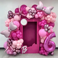 Load image into Gallery viewer, Pink Rosy Barbie Theme Balloon Arch Party Decorations