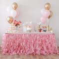 Load image into Gallery viewer, Coral Pink Table Skirt