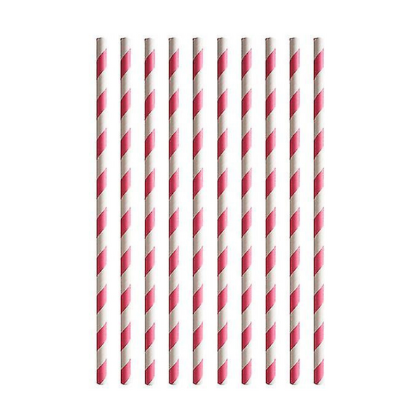 Fairy Garden Theme Party Paper Straws Set
