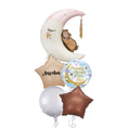 Load image into Gallery viewer, Sleepy Teddy Bear & Moon Pink