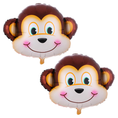Load image into Gallery viewer, Animal Head Safari Foil Balloon (Monkey Head)