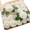 Load image into Gallery viewer, Artificial White Roses Bouquets Box Set