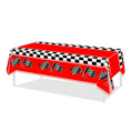 Load image into Gallery viewer, Checkered Race Car Tablecloth