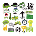 Load image into Gallery viewer, Football Photo Booth Props with Sticks Set