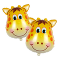 Load image into Gallery viewer, Animal Head Safari Foil Balloon (Giraffe Head)