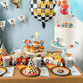 Load image into Gallery viewer, Racing Themed Cup Cake Toppers Set