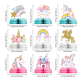 Load image into Gallery viewer, Unicorn Theme Honeycomb Decorations Set