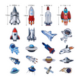 Load image into Gallery viewer, Space 3D Stickers for Kids and Toddlers