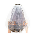 Load image into Gallery viewer, Bride-to-Be Set: Sash, Tiara, Shoulder-Length Veil