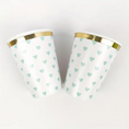 Load image into Gallery viewer, Baby Blue Heart-Shaped paper Cups Set