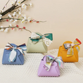Load image into Gallery viewer, Leather Gift Bags with Bow Ribbon Sets