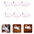 Load image into Gallery viewer, Swan Cupcake Toppers Set