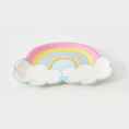 Load image into Gallery viewer, Rainbow Cloud Paper Plates Set