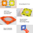 Load image into Gallery viewer, 7.5CM Star Drill Light Track Ball Magnetic Sheet 90PCS