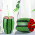 Load image into Gallery viewer, Watermelon Shaped Drinking Cup