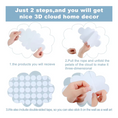 Load image into Gallery viewer, White 3D Clouds Decorations Paper