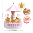 Load image into Gallery viewer, Pink Carousel Birthday Party Favor Boxes