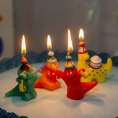 Load image into Gallery viewer, Dinosaur Birthday Party Candles Set
